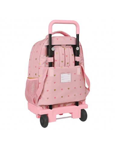 Mochila Escolar Glowlab Corações com...