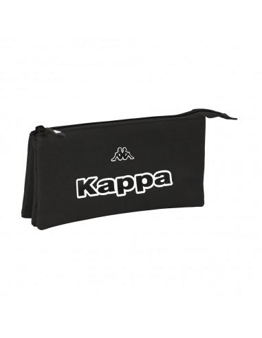 Estojo Portátil Kappa Black Escolar...