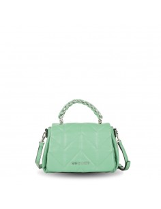 Bolso shopper PRIVATA verde acolchado