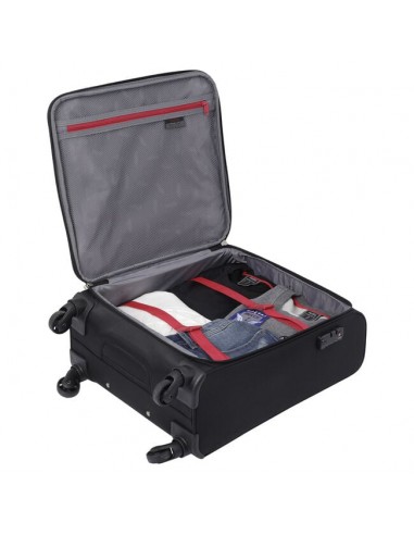 Maleta de Cabina Totto Travel Lite Blanda TSA 46 7 cm Negro