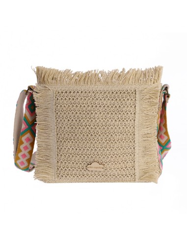 Bolso Rafia Don Algodón, Flecos,...