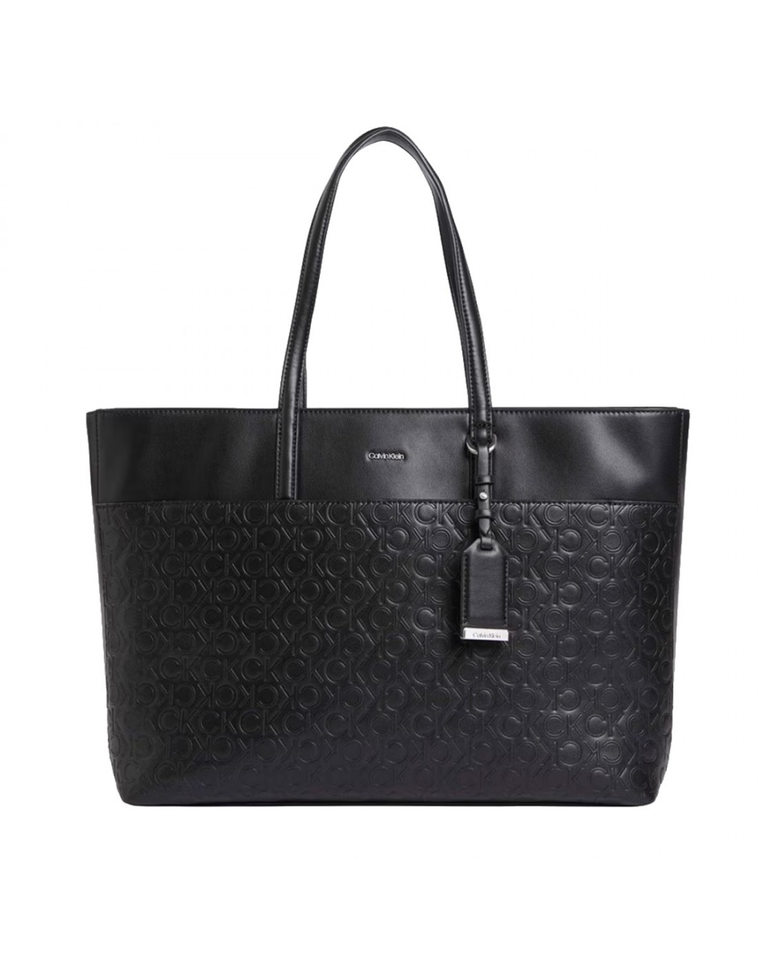 Bolso shopper 2024 negro calvin klein