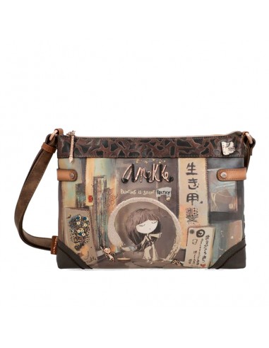 Bolsa Tiracolo Anekke Shoen Brown,...