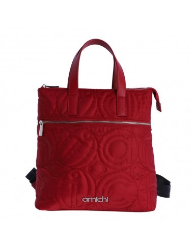 Mochila Amichi Ainoa Nylon, Rojo