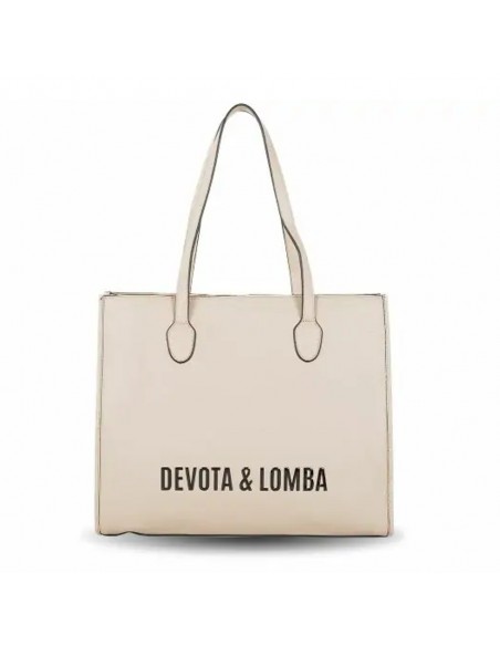 Bolso Bandolera Devota&Lomba Impact, Asa de Mano, Beige