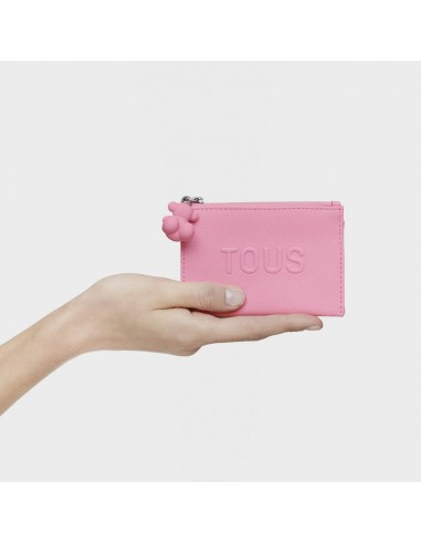 TOUS MONEDERO-TARJETERO T LA RUE NEW ROSA