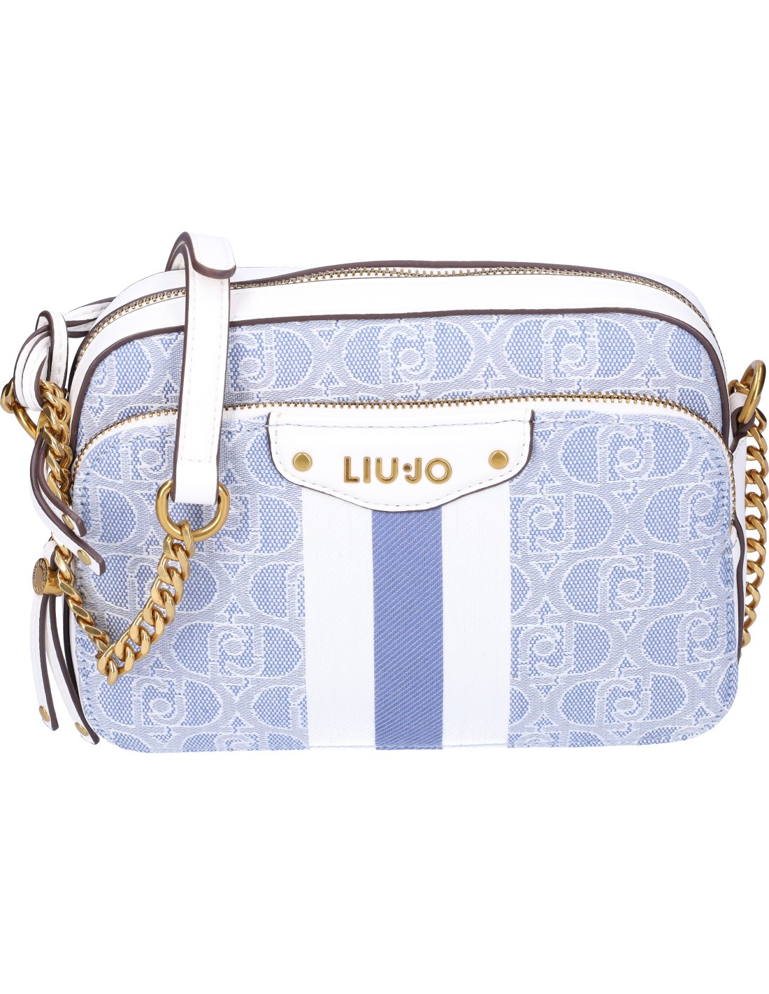 LIU JO Borsa A Tracolla Adonide Hobo Bag S Teddy Con Portachiavi E Moschettoni