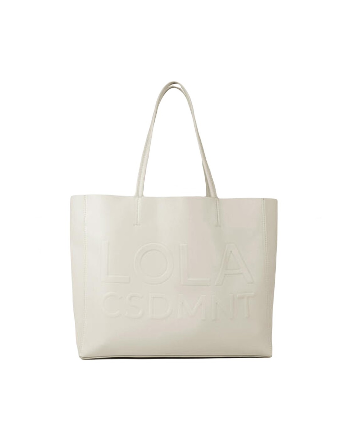 Bolso shopper Lola Casademunt crudo mujer