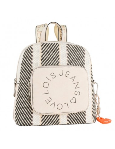 Mochila Lois Majestic Beige Negro