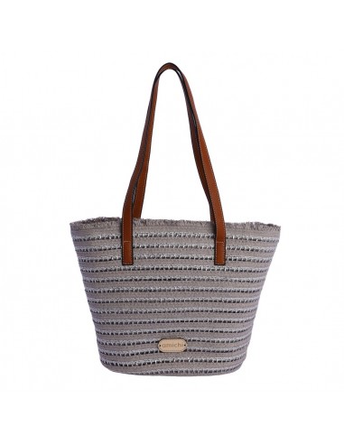Bolso Shopper de Rafia Amichi...
