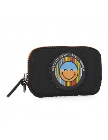 Monedero Smiley World Smiley, Negro