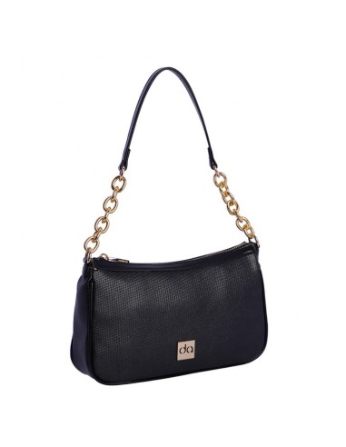 Bolso de Hombro Don Algodon Terni, Negro