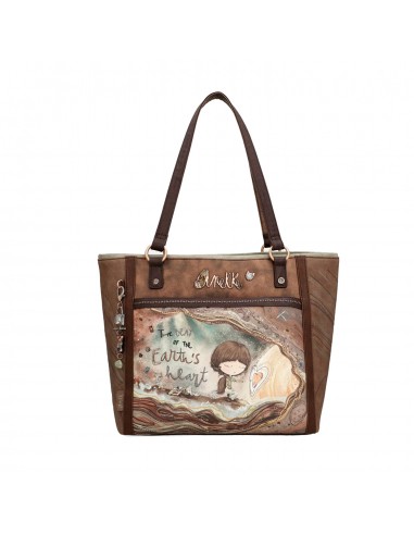 Bolso Shopping XL Anekke Core, Castanho